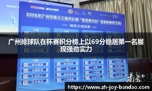 广州排球队在杯赛积分榜上以69分稳居第一名展现强劲实力